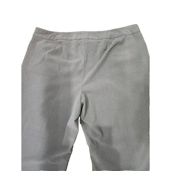 Lane Bryant Pants Gray High Rise Straight Leg The Houston Trousers Women's 24 - Picture 4 of 6